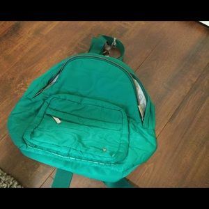 NEW LeSportsac Small Green Backpack Purse Cute!!